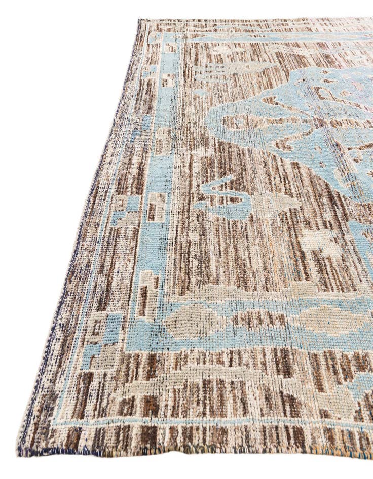 Detail image of  9' x 11' 9  Hand Knotted Moroccan Wool Rug