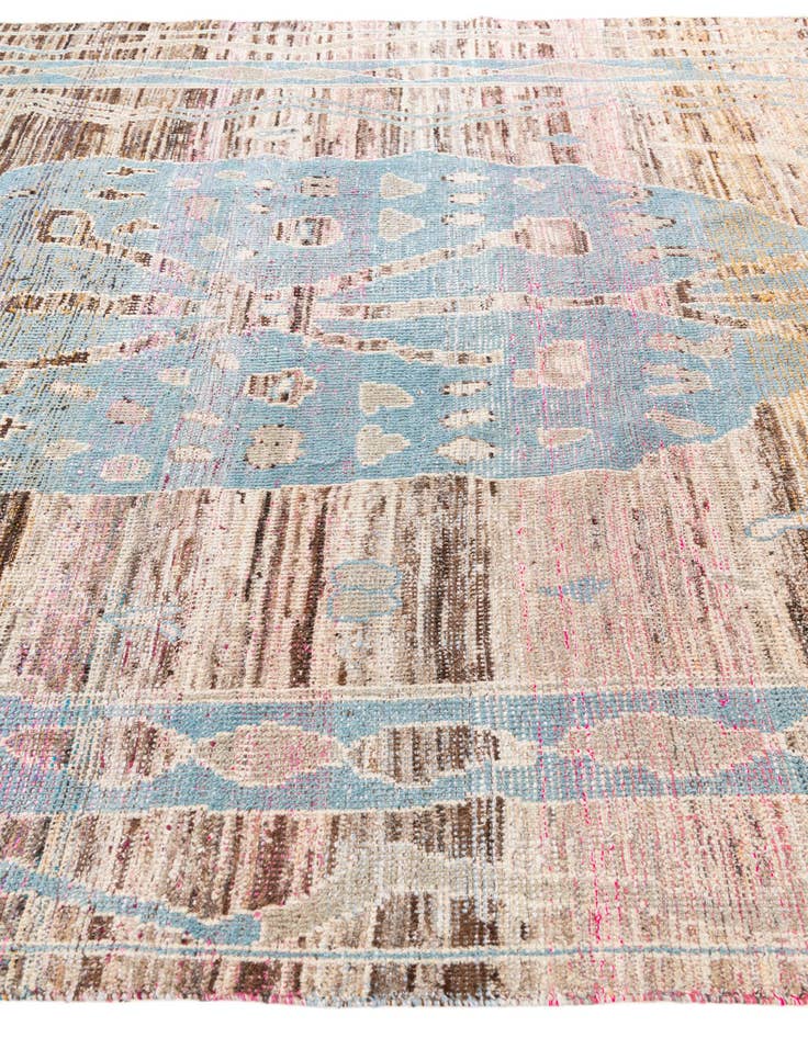 Detail image of  9' x 11' 9  Hand Knotted Moroccan Wool Rug