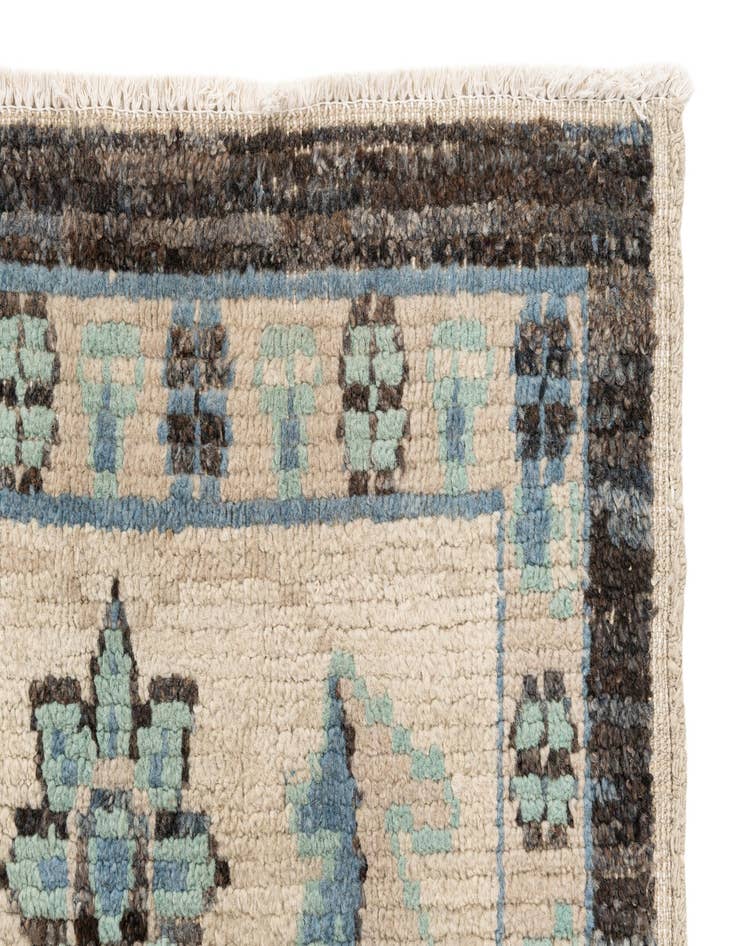 Detail image of  8' 2 x 10' 1  Hand Knotted Moroccan Wool Rug