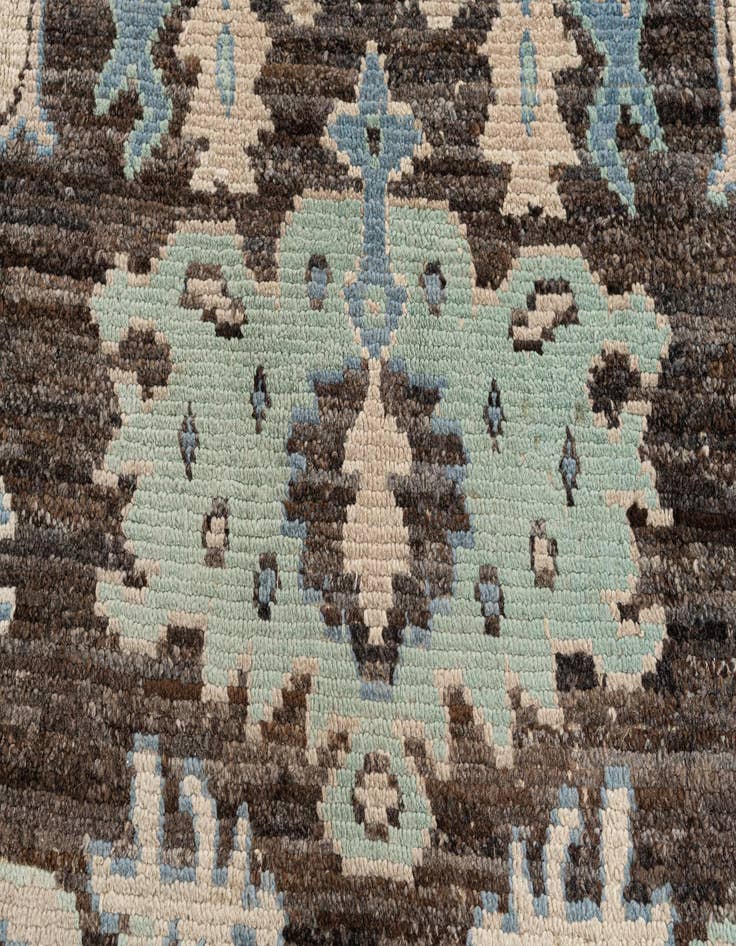 Detail image of  8' 2 x 10' 1  Hand Knotted Moroccan Wool Rug