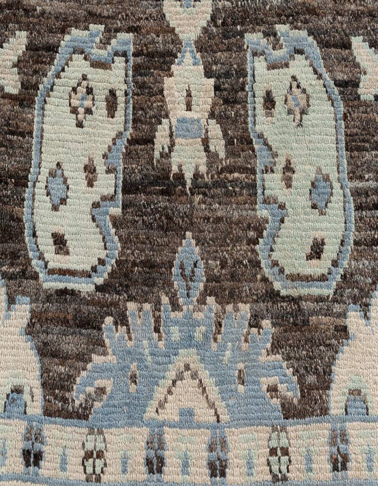 Detail image of  8' 2 x 10' 1  Hand Knotted Moroccan Wool Rug