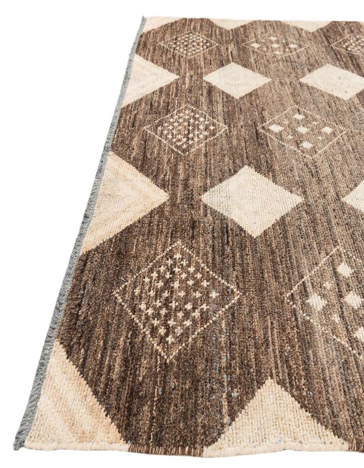 Detail image of  8' 4 x 12' 1  Hand Knotted Moroccan Wool Rug