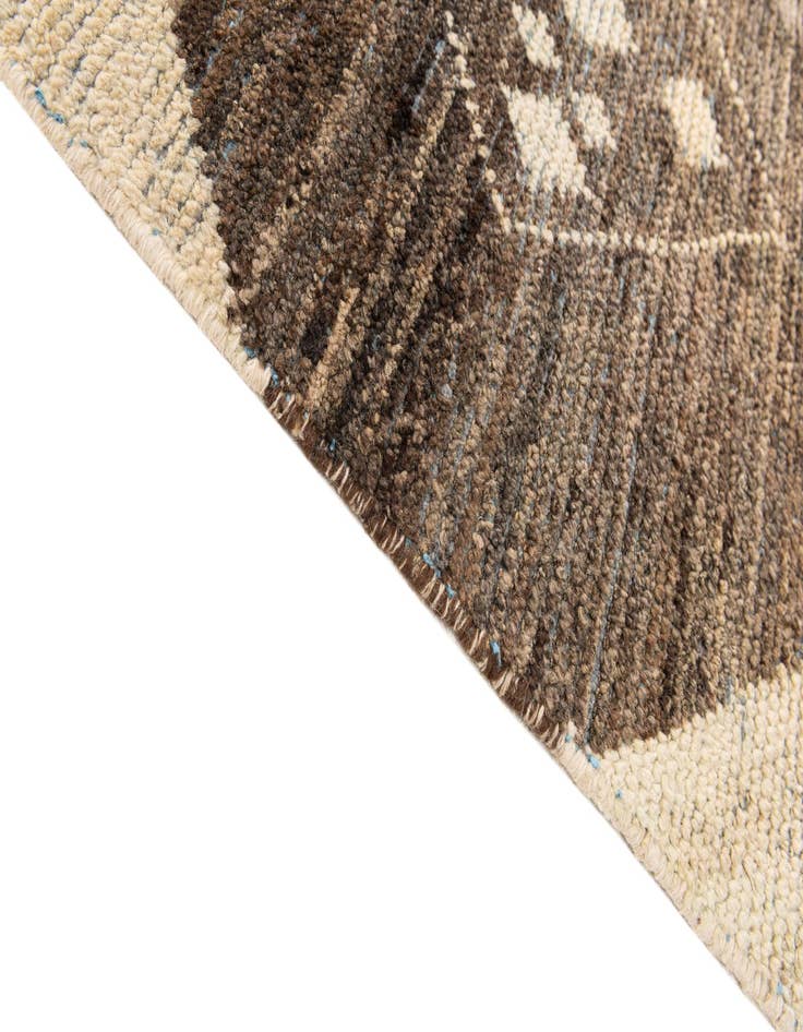 Detail image of  8' 4 x 12' 1  Hand Knotted Moroccan Wool Rug