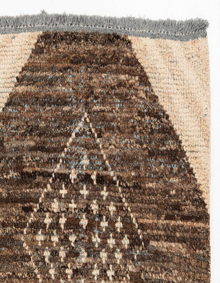 Detail image of  8' 4 x 12' 1  Hand Knotted Moroccan Wool Rug