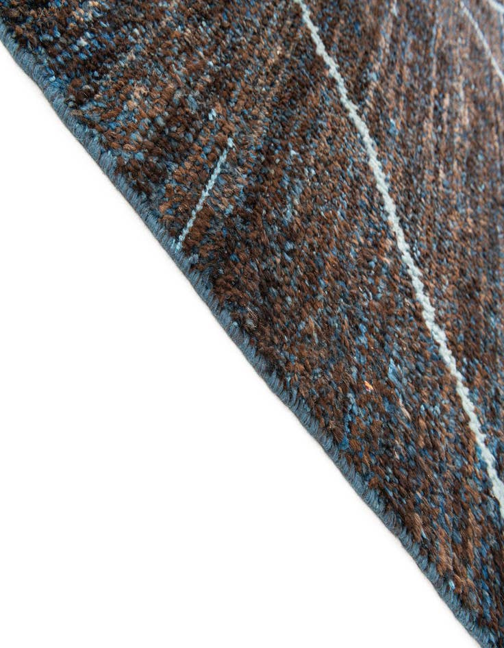 Detail image of  7' 9 x 10' 10  Hand Knotted Moroccan Wool Rug