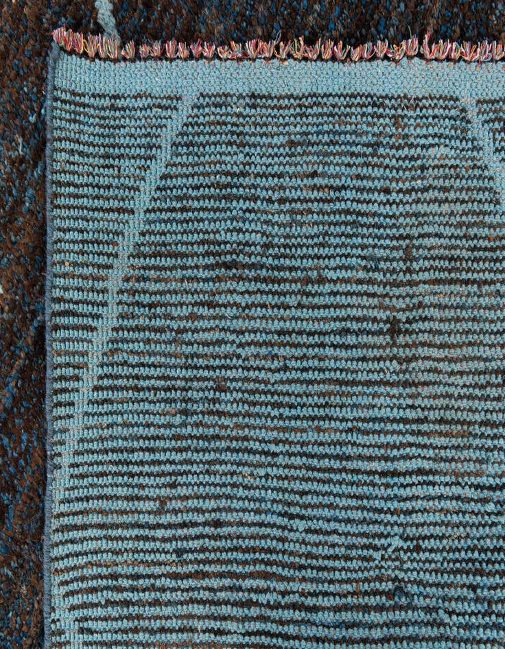 Detail image of  7' 9 x 10' 10  Hand Knotted Moroccan Wool Rug