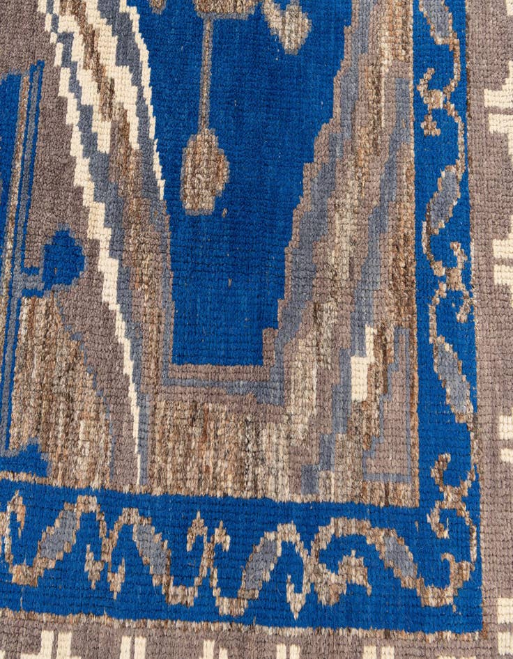 Detail image of  8' 3 x 10' 2  Hand Knotted Moroccan Wool Rug