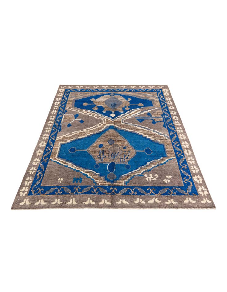 Detail image of  8' 3 x 10' 2  Hand Knotted Moroccan Wool Rug