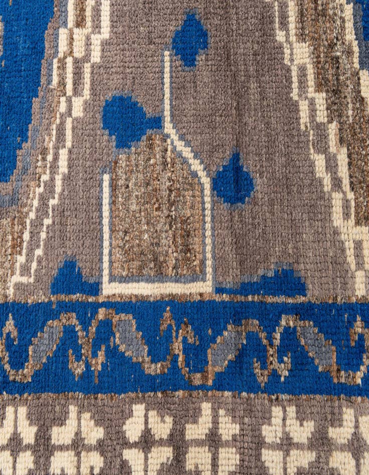 Detail image of  8' 3 x 10' 2  Hand Knotted Moroccan Wool Rug
