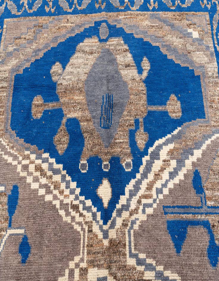 Detail image of  8' 3 x 10' 2  Hand Knotted Moroccan Wool Rug