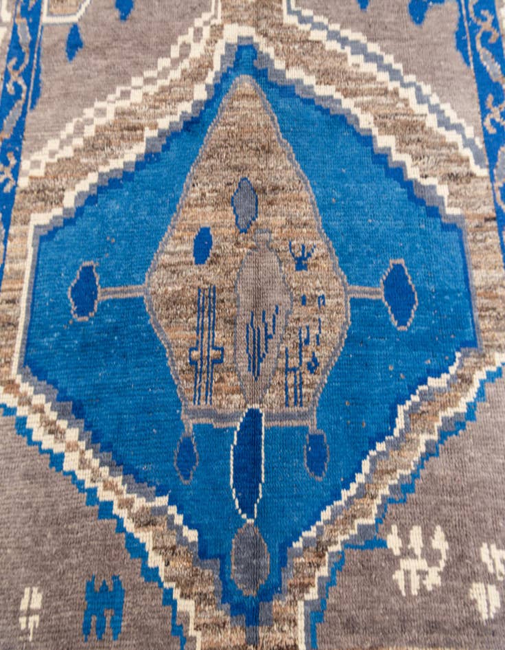 Detail image of  8' 3 x 10' 2  Hand Knotted Moroccan Wool Rug