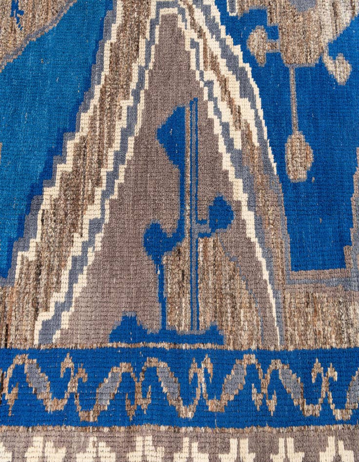 Detail image of  8' 3 x 10' 2  Hand Knotted Moroccan Wool Rug