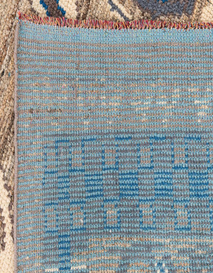 Detail image of  7' 6 x 10' 4  Hand Knotted Moroccan Wool Rug