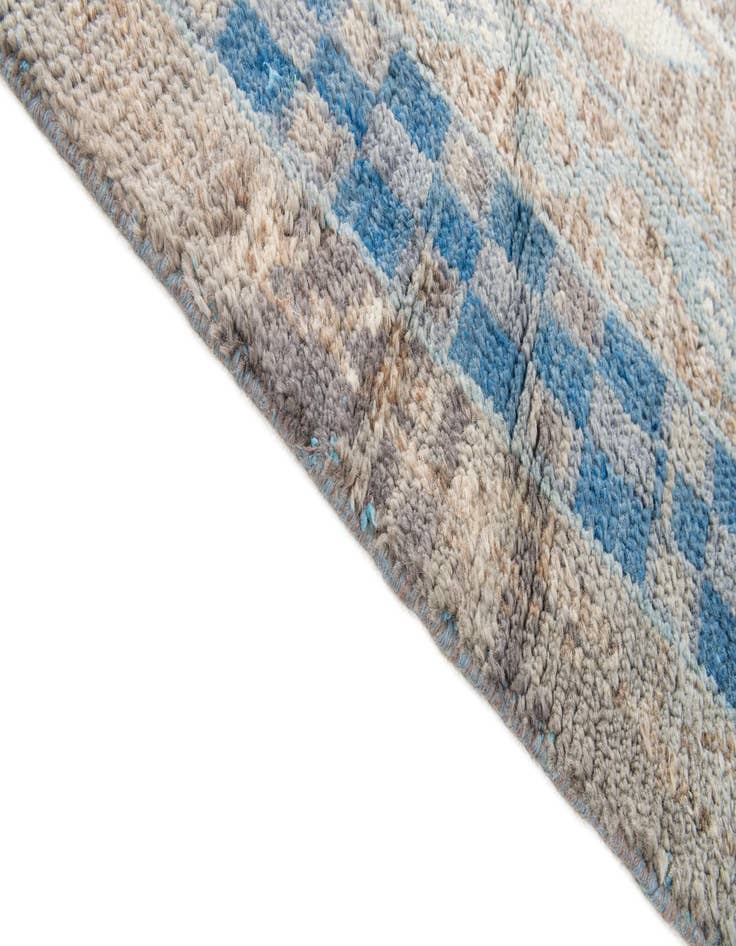 Detail image of  7' 5 x 10' 2  Hand Knotted Moroccan Wool Rug