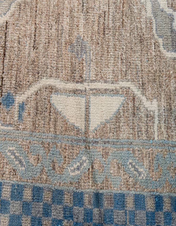 Detail image of  7' 5 x 10' 2  Hand Knotted Moroccan Wool Rug