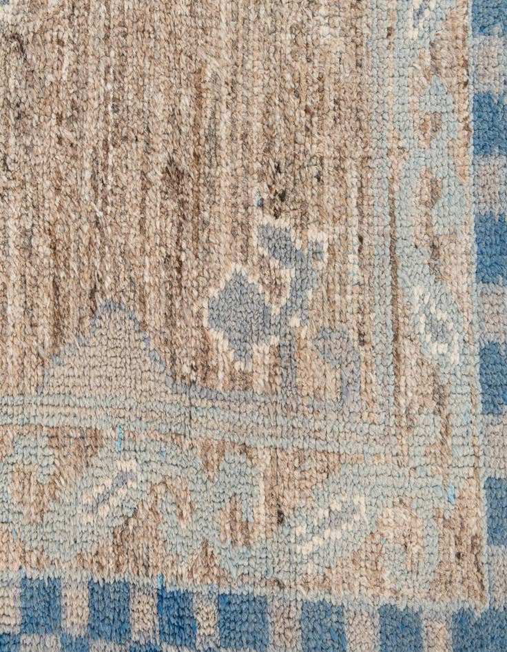 Detail image of  7' 5 x 10' 2  Hand Knotted Moroccan Wool Rug