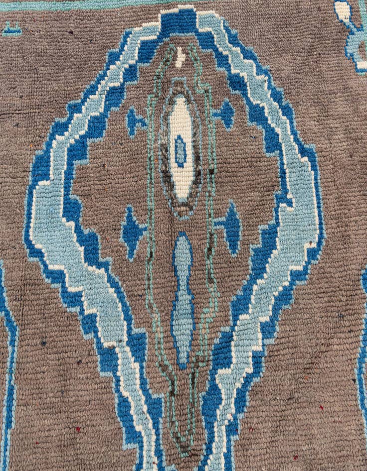 Detail image of  7' 10 x 10' 3  Hand Knotted Moroccan Wool Rug