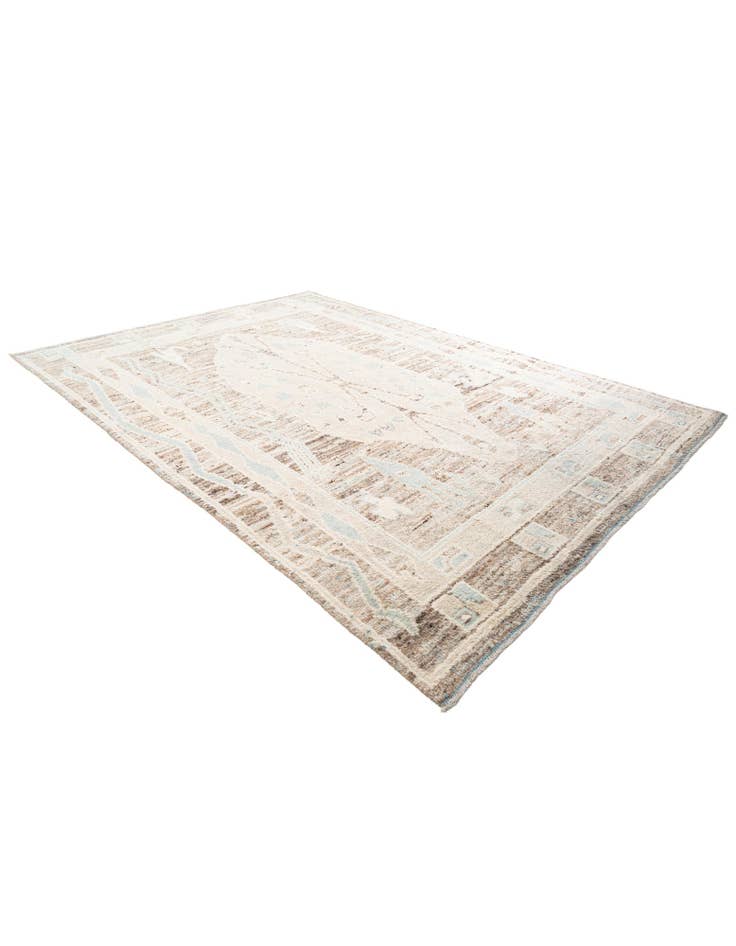 Detail image of  8' 5 x 12'  Hand Knotted Moroccan Wool Rug