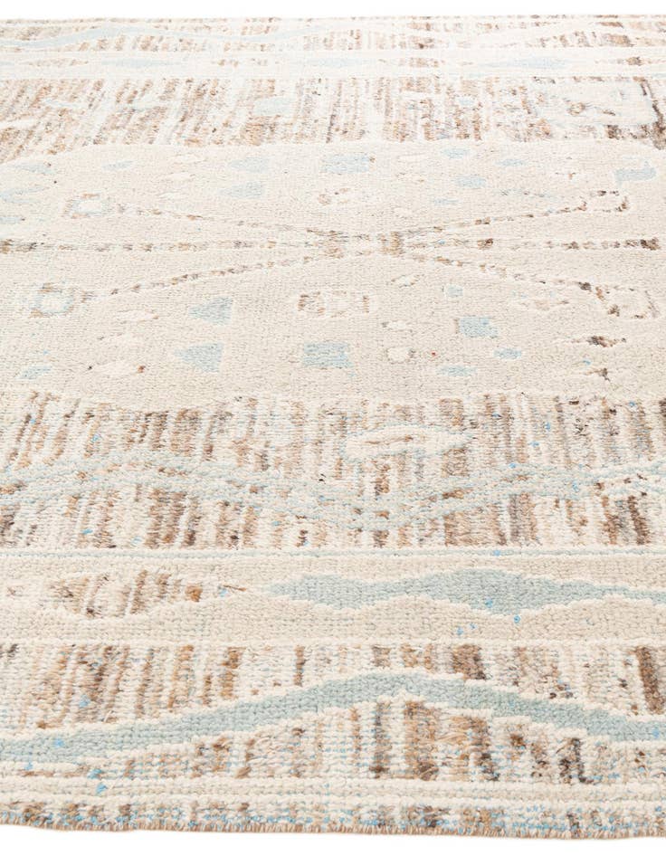 Detail image of  8' 5 x 12'  Hand Knotted Moroccan Wool Rug