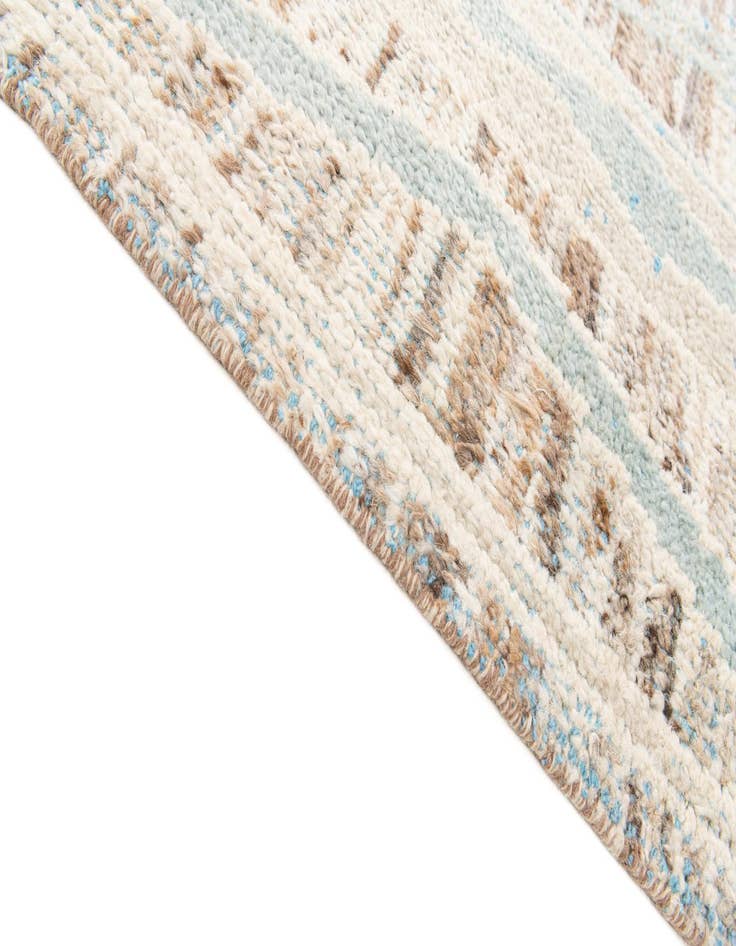 Detail image of  8' 5 x 12'  Hand Knotted Moroccan Wool Rug