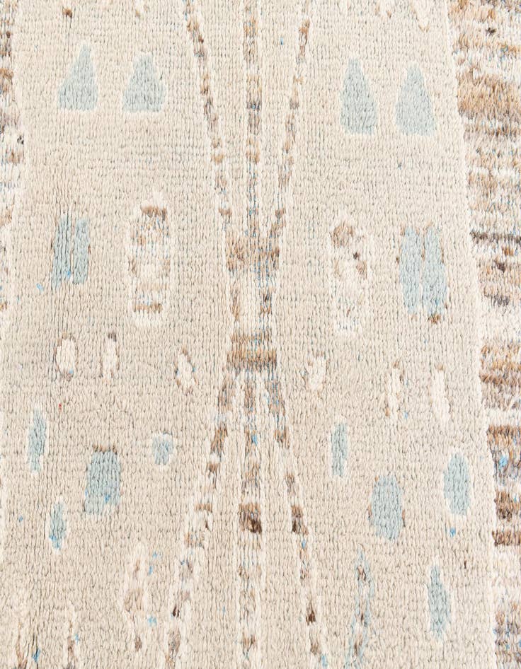 Detail image of  8' 5 x 12'  Hand Knotted Moroccan Wool Rug