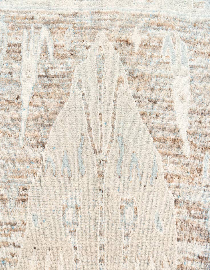 Detail image of  8' 5 x 12'  Hand Knotted Moroccan Wool Rug
