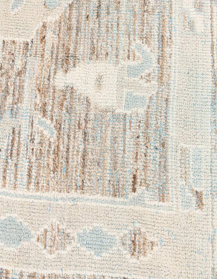 Detail image of  8' 5 x 12'  Hand Knotted Moroccan Wool Rug