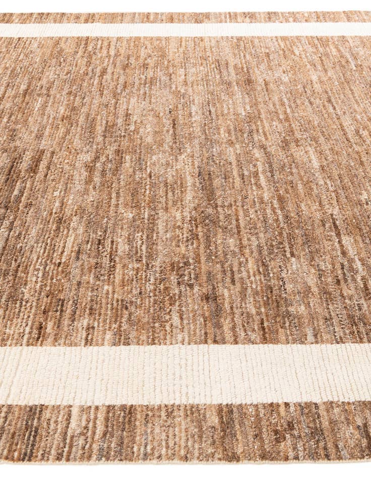 Detail image of  8' x 10'  Hand Knotted Moroccan Wool Rug