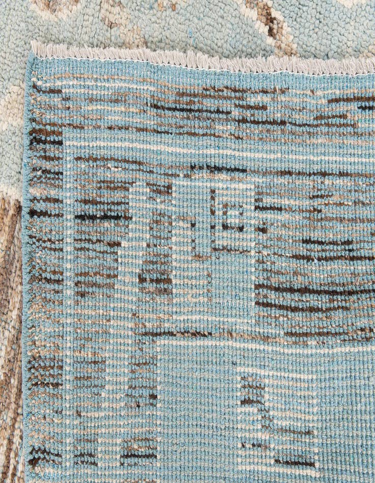 Detail image of  8' 7 x 12' 4  Hand Knotted Moroccan Wool Rug