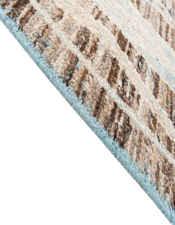 Detail image of  8' 7 x 12' 4  Hand Knotted Moroccan Wool Rug