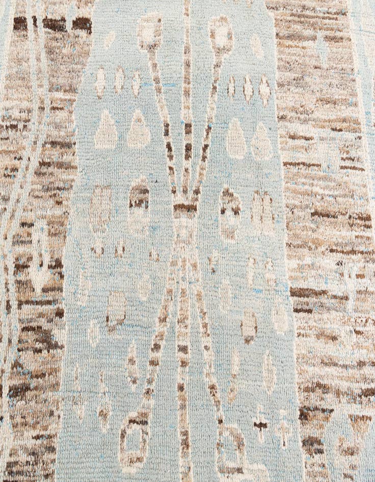 Detail image of  8' 7 x 12' 4  Hand Knotted Moroccan Wool Rug