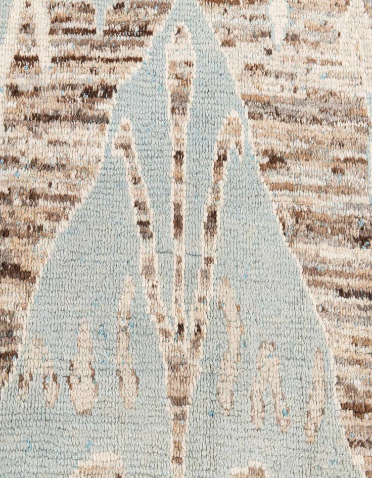 Detail image of  8' 7 x 12' 4  Hand Knotted Moroccan Wool Rug