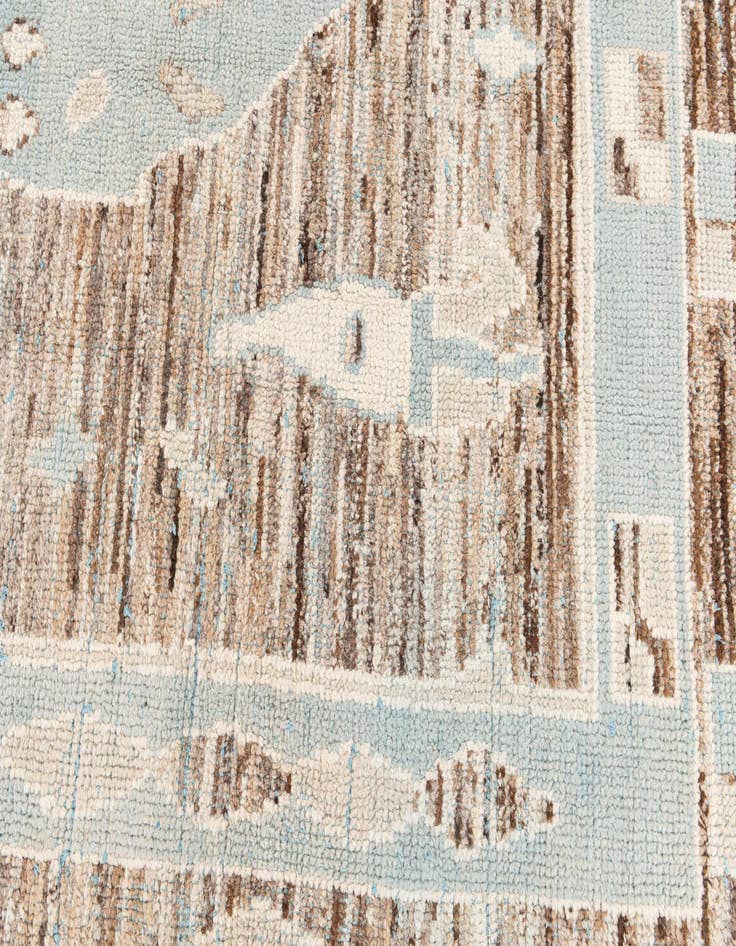 Detail image of  8' 7 x 12' 4  Hand Knotted Moroccan Wool Rug