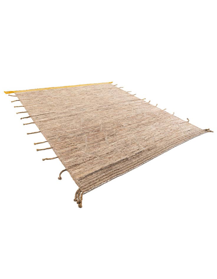 Detail image of  8' 3 x 9' 10  Hand Knotted Moroccan Wool Rug