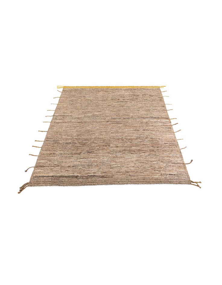 Detail image of  8' 3 x 9' 10  Hand Knotted Moroccan Wool Rug