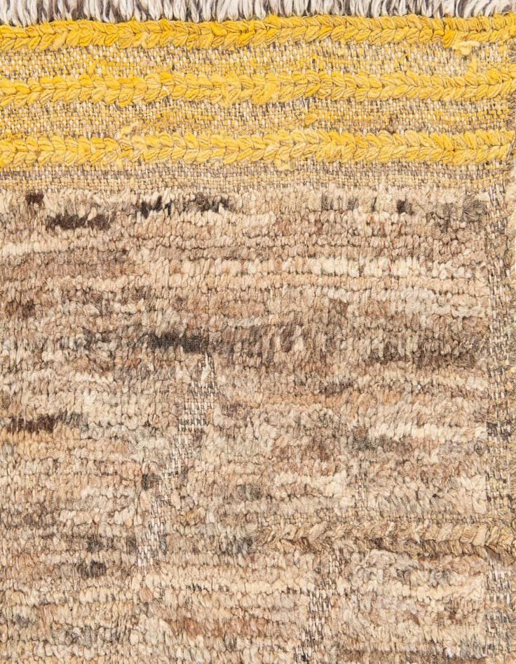 Detail image of  8' 3 x 9' 10  Hand Knotted Moroccan Wool Rug