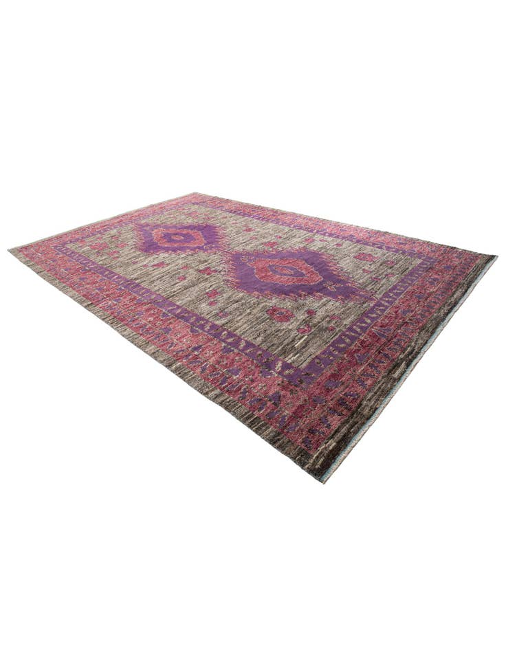 Detail image of  9' 5 x 14' 2  Hand Knotted Moroccan Wool Rug