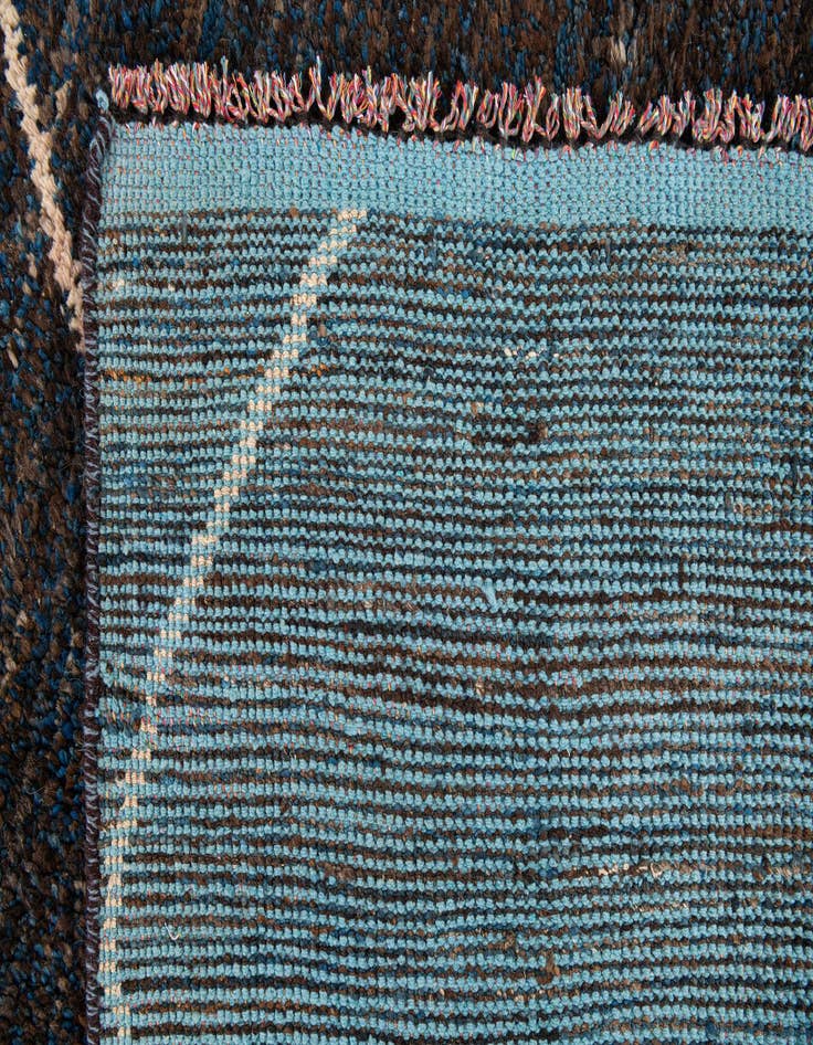 Detail image of  7' 7 x 10' 5  Hand Knotted Moroccan Wool Rug