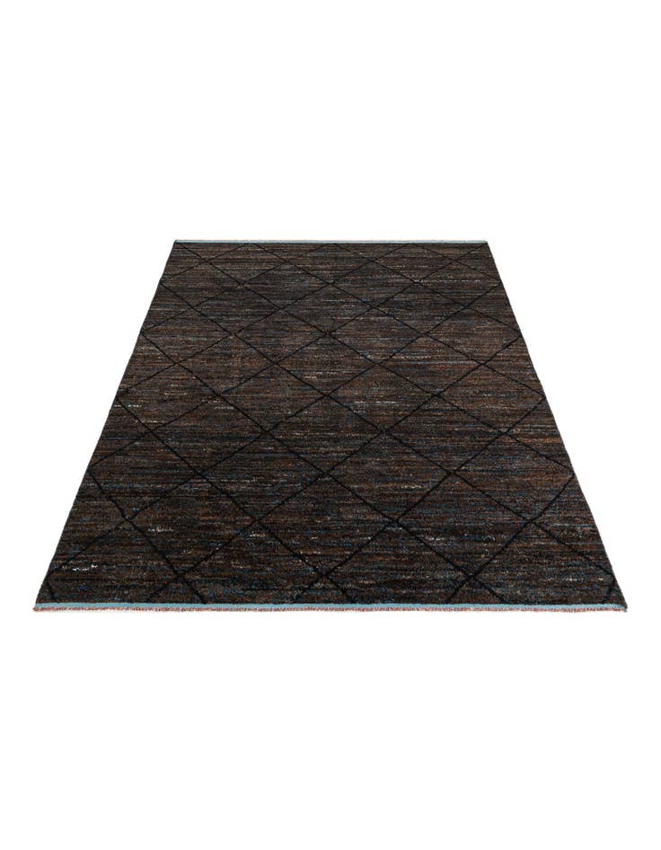 Detail image of  7' 10 x 10' 1  Hand Knotted Moroccan Wool Rug