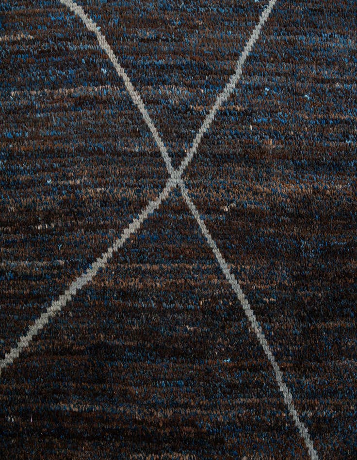 Detail image of  8' 8 x 12' 4  Hand Knotted Moroccan Wool Rug