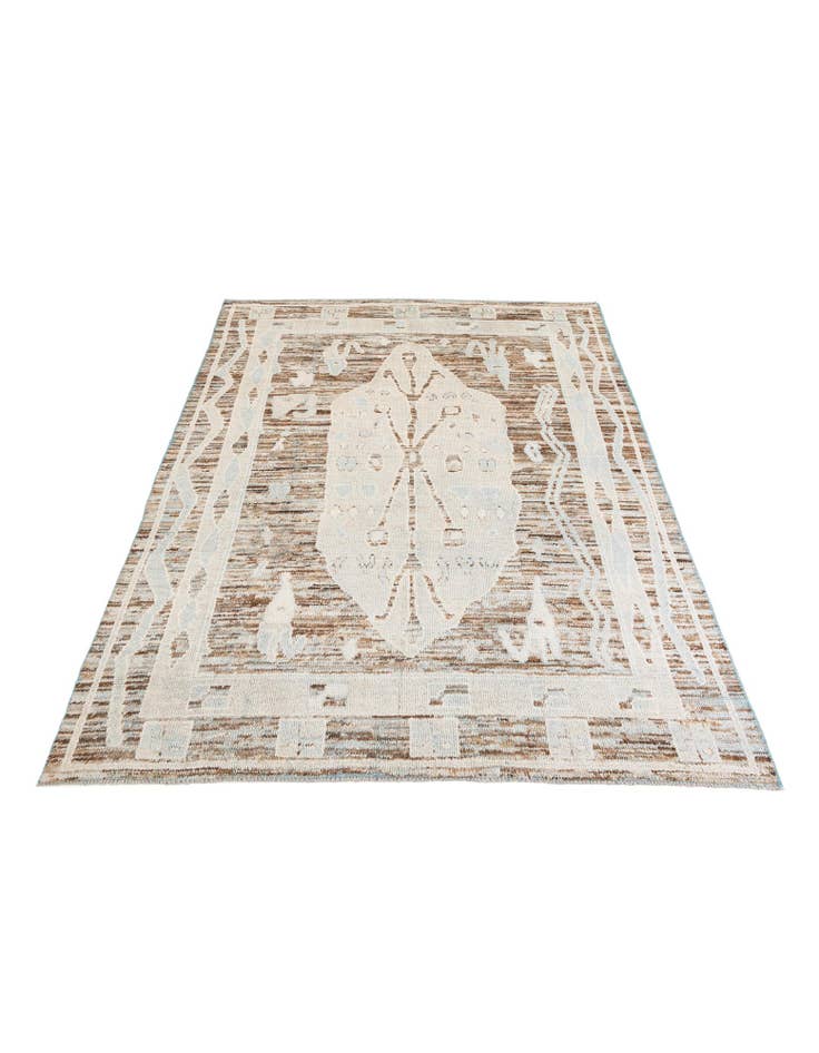 Detail image of  8' 7 x 11' 8  Hand Knotted Moroccan Wool Rug