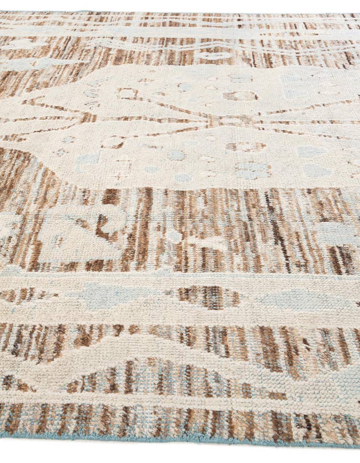 Detail image of  8' 7 x 11' 8  Hand Knotted Moroccan Wool Rug