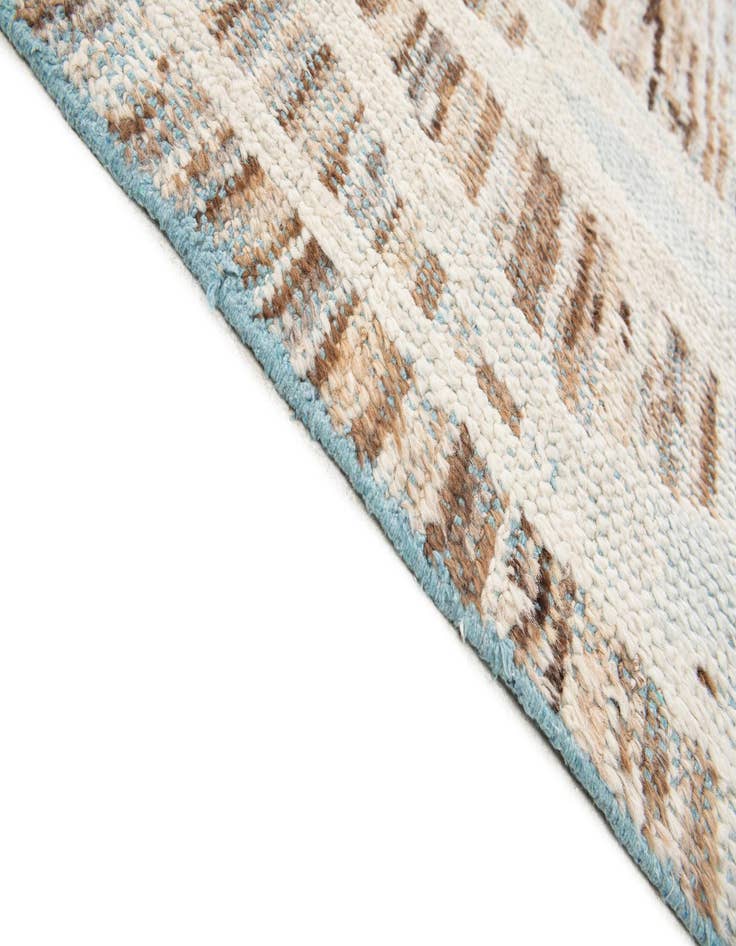 Detail image of  8' 7 x 11' 8  Hand Knotted Moroccan Wool Rug