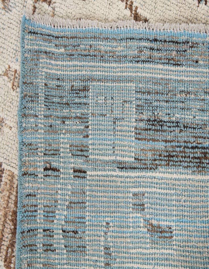 Detail image of  8' 7 x 11' 8  Hand Knotted Moroccan Wool Rug