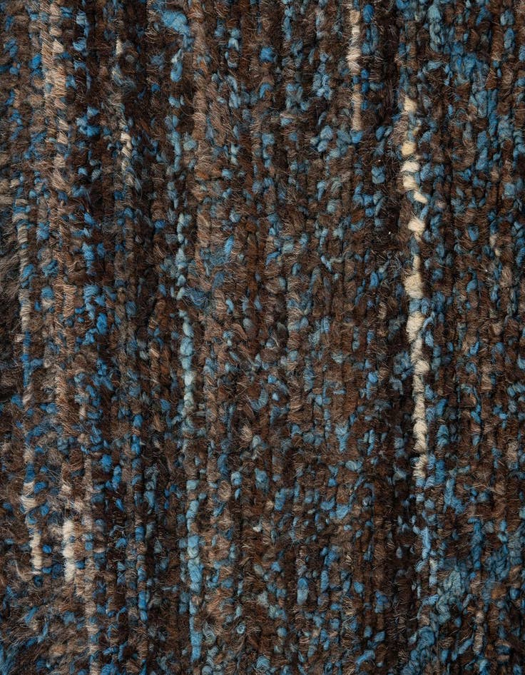 Detail image of  6' 2 x 9' 3  Hand Knotted Moroccan Wool Rug