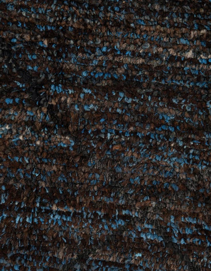 Detail image of  6' 1 x 9' 2  Hand Knotted Moroccan Wool Rug