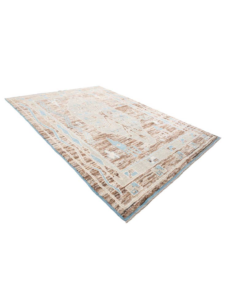 Detail image of  8' 9 x 12' 3  Hand Knotted Moroccan Wool Rug