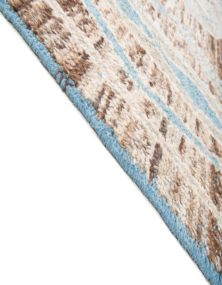 Detail image of  8' 9 x 12' 3  Hand Knotted Moroccan Wool Rug