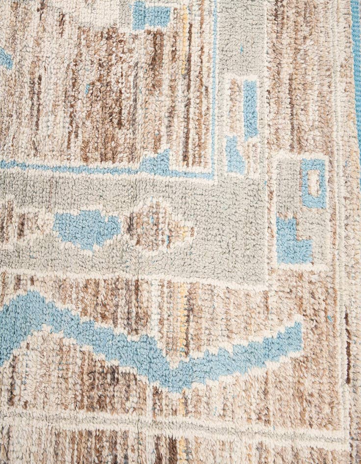 Detail image of  8' 9 x 12' 3  Hand Knotted Moroccan Wool Rug