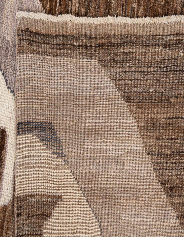 Detail image of  12' x 15' 4  Hand Knotted Moroccan Wool Rug